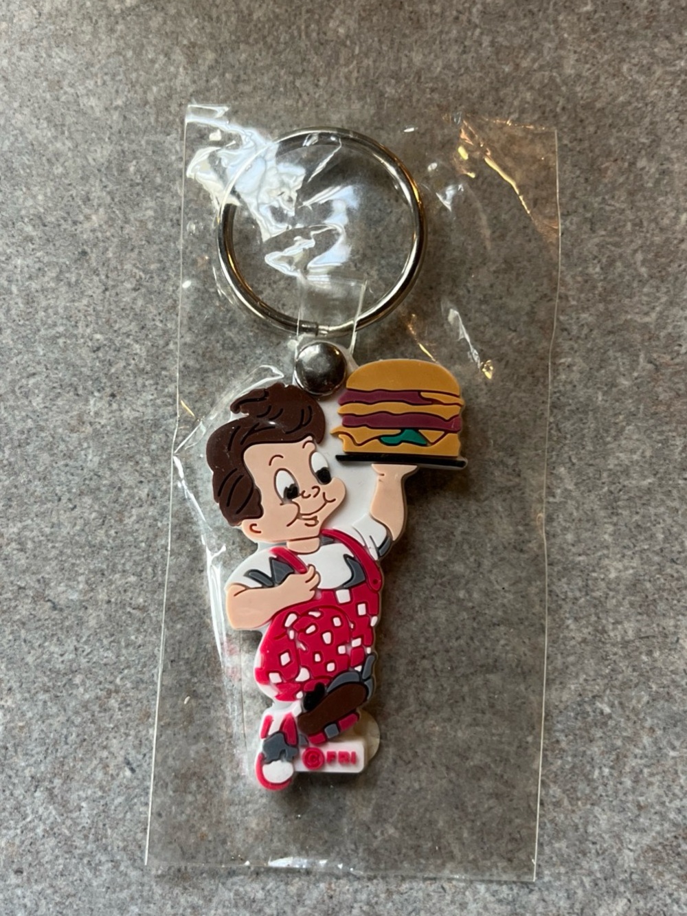 Vintage Frishes Big Boy Restaurant Keychain In Original Package 1990’s Sealed